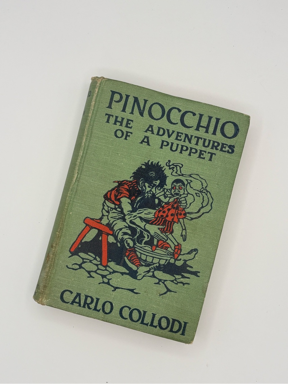 Vintage Pinocchio Hardcover Book - Illustrated A.L. Burt